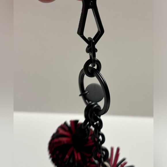 NWT $395 Bottega Veneta Ladies Leather Visit Keycase Red Keys Chain Key Rings - Picture 9 of 9